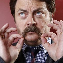 Swanson&rsquo;s Stache for the Cash Fantasy Football Logo